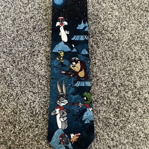 Warner Bros. Other - Looney Tunes vtg 90s 1996 Character Tie Marvin the Martian